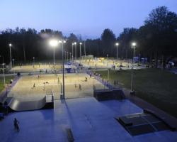Spotkanie na boisku - Centrum Sportów Letnich i Wodnych Pogoria w Parku Zielona