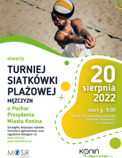 II Turniej Siatkówki Plażowej o Puchar Prezydenta Miasta Konina