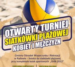 Otwarty Turniej Siatkówki Plażowej...