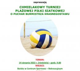 Chmielakowy Turniej Siatkówki Plażowej