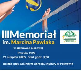 III Memoriał im. Marcina Pawlaka