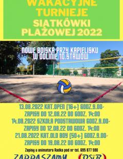 Wakacyjny Turniej Siatkówki Plażowej SP
