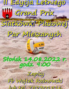 II Edycja Letniego Grand Prix Siatkówki Plażowej Mikstów