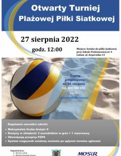Otwarty Turniej Siatkówki Plażowej o Puchar Burmistrza Miasta Lubań