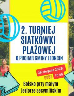 II Turniej Siatkówki Plażowej o Puchar Gminy Leoncin