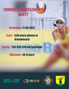 Turniej Siatkówki Plażowej Mikstów