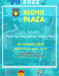 III Turniej BŁONIE Plaża 2022