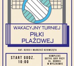 Wakacyjny Turniej Siatkówki Plażowej...