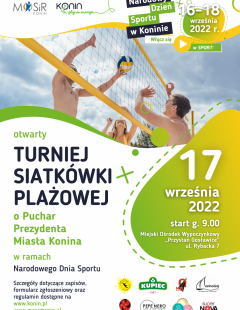 Turniej Siatkówki Plażowej o Puchar Prezydenta Miasta Konina