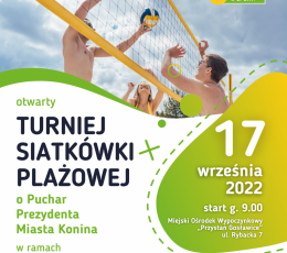 Turniej Siatkówki Plażowej o Puchar...