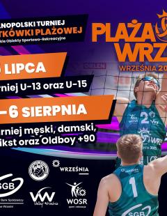 Plaża Wrze 2023 - turniej U-13 i U-15