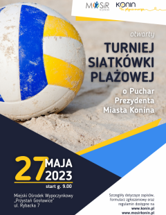 I Turniej Siatkówki Plażowej o Puchar Prezydenta Konina