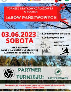 Turniej Siatkówki Plażowej o Puchar Lasów Państwowych U15