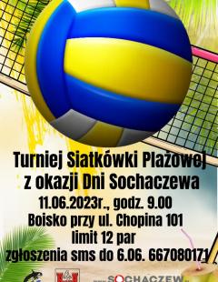 Turniej Siatkówki Plażowej - Dni Sochaczewa 2023