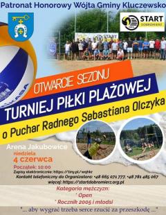 Turniej Siatkówki Plażowej o Puchar Radnego Gminy Kluczewsko Sebastiana Olczyka