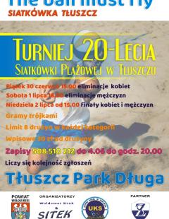 Turniej 20-lecia Siatkówki Plażowej w Tłuszczu