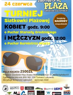 Turniej Siatkówki Plażowej Kobiet o Puchar Starosty Grodziskiego