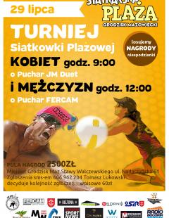 Turniej Siatkówki Plażowej Kobiet o Puchar JM Duet