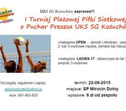 TURNIEJ PIŁKI PLAZOWEJ