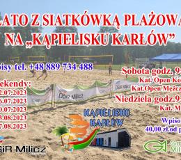 Turniej siatkówki plażowej na...