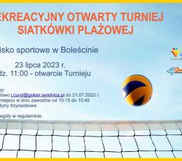 Rekreacyjny Otwarty Turniej Siatkówki...