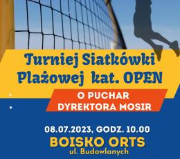 Turniej Siatkówki Plażowej Open