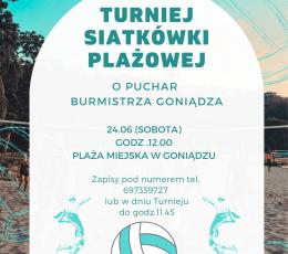 Turniej Siatkówki Plażowej o Puchar...