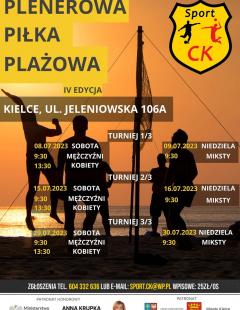 IV Plenerowa Piłka Plażowa Sport CK - II Turniej Męski i Żeński