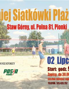 Turniej Siatkówki Plażowej