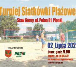 Turniej Siatkówki Plażowej