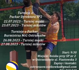 Turniej Siatkówki Plażowej o Puchar...