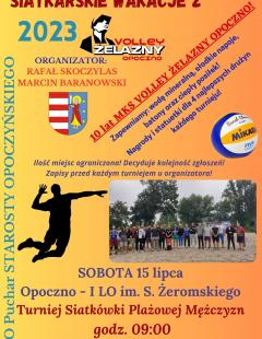 Siatkarskie Wakacje z Volley Żelazny - Turniej Mężczyzn