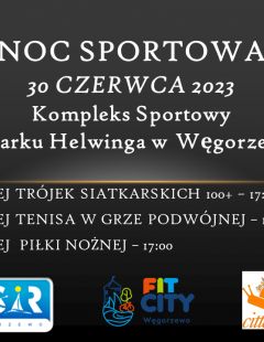 Turniej Siatkówki Plażowej Trójek +100 - Noc Sportowa