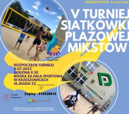 V Turniej Siatkówki Plażowej Mikstów