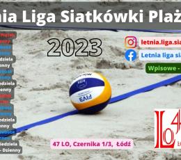 Letnia Liga Siatkówki Plażowej 2023 -...