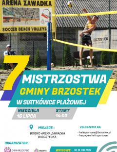 VII Mistrzostwa Gminy Brzostek w Siatkówce Plażowej