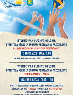 III Turniej Siatkówki Plażowej o Puchar Dyrektora OSiR