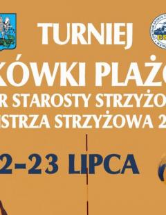 Turnieju Siatkówki Plażowej JUNIOR o Puchar Starosty Strzyżowskiego i Burmistrza Strzyżowa 2023