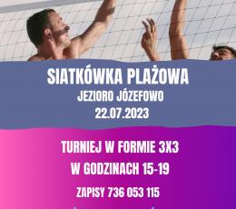 Turniej Siatkówki Plażowej Trójek