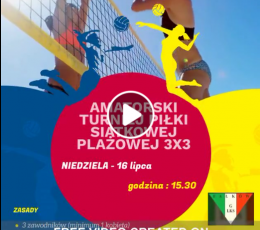 Amatorski Turniej Siatkówki Plażowej...