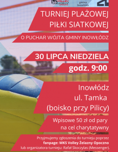 Turniej Siatkówki Plażowej o Puchar Wójta Gminy Inowłódz