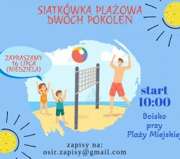 Familijny Turniej Siatkówki Plażowej