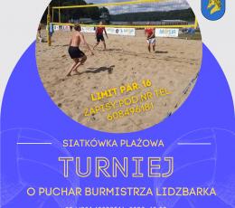 Turniej Siatkówki Plażowej o Puchar...