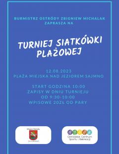 II Turniej Siatkówki Plażowej - Lato 2023