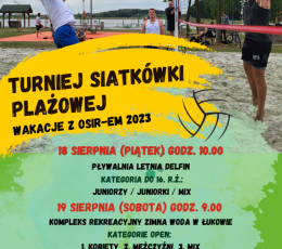 Turniej Siatkówki Plażowej Open -...