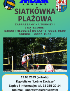 Turniej Siatkówki Plażowej Open