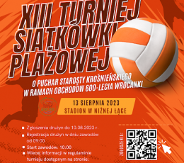 XIII Turniej Siatkówki Plażowej o...