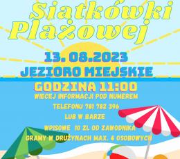 Turniej Siatkówki Plażowej