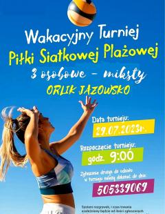 Wakacyjny Turniej Siatkówki Plażowej Trójek