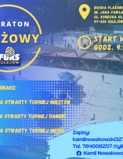 Plażowy Maraton z FUKSEM - Turniej Mikstów